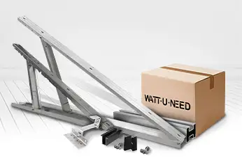 Support de montage, rail aluminium, clames et crochets de fixation