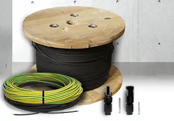 Connecteur MC4, câble solaire et bobine de câble solaire